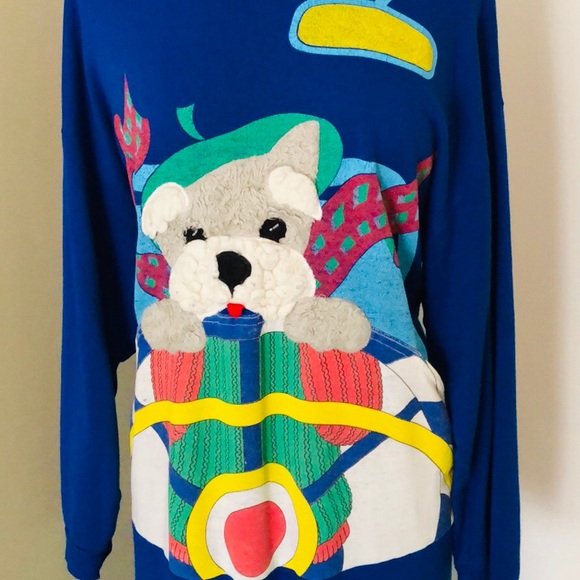 kittens Other - VTG USA MadePuppy Beret Long Night Gown